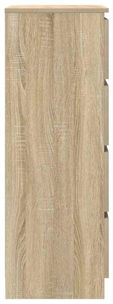 Komoda boja hrasta sonome 60 x 35 x 98 5 cm konstruirano drvo - sonoma hrast 1 Sonoma hrast