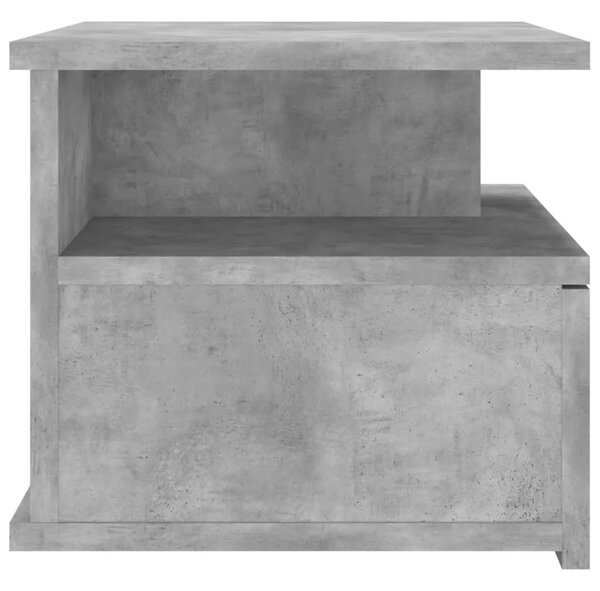 Viseći noćni ormarići 2 kom 40x31x27cm konstruirano drvo - Beton siva 2 Beton siva 2