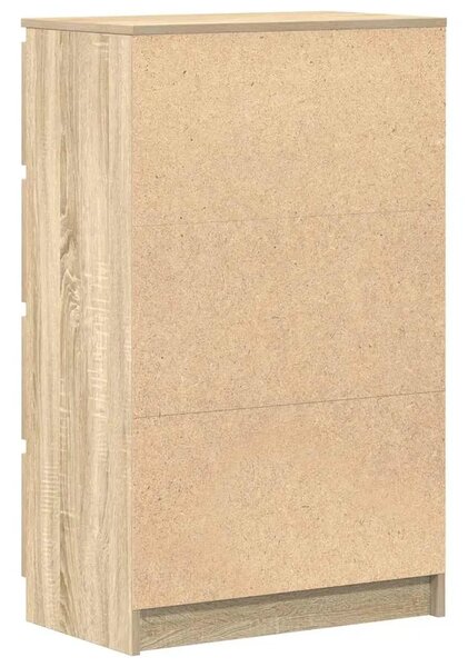 Komoda boja hrasta sonome 60 x 35 x 98 5 cm konstruirano drvo - sonoma hrast 1 Sonoma hrast