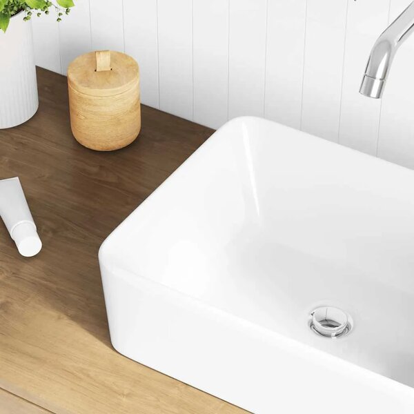 Lavabo - Umivaonik 40 x 30 x 13 cm keramički bijeli - Bijela 40 x 30 x 13 cm Bijela 40 x 30 x 13 cm