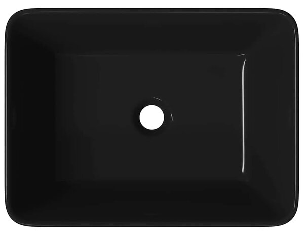 Lavabo - Umivaonik 40 x 30 x 13 cm keramički crni - Crna 40 x 30 x 13 cm Crna 40 x 30 x 13 cm