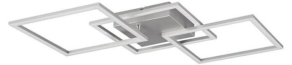 Trio Leuchten LED stropna svjetiljka Trail (31 W, D x Š x V: 35 x 74 x 7 cm, Titan, Topla bijela)