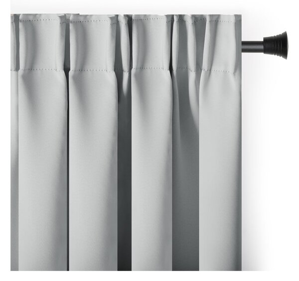 Svijetlo siva zatamnjujuća/termo izolacijska zavjesa 140x270 cm Pleat – Restilo