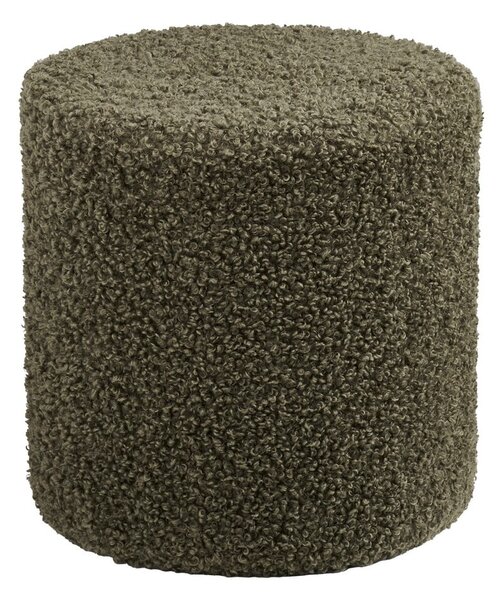 Zeleni tabure od bouclé tkanine Ejby – House Nordic