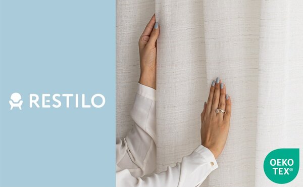 Krem prozirna zavjesa 140x270 cm Drimar – Restilo