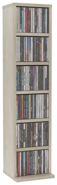 CD stalak – Ormarić za CD-ove boja hrasta 21x20x88 cm od konstruiranog drva - sonoma hrast 1 Sonoma hrast