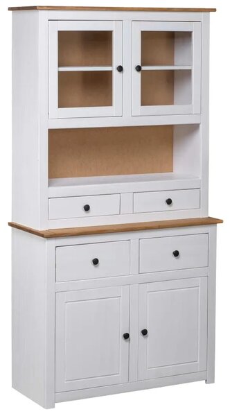 Visoka komoda bijela 93x40 5x180 cm borovina asortiman Panama - Bijela 1 1 Bijela