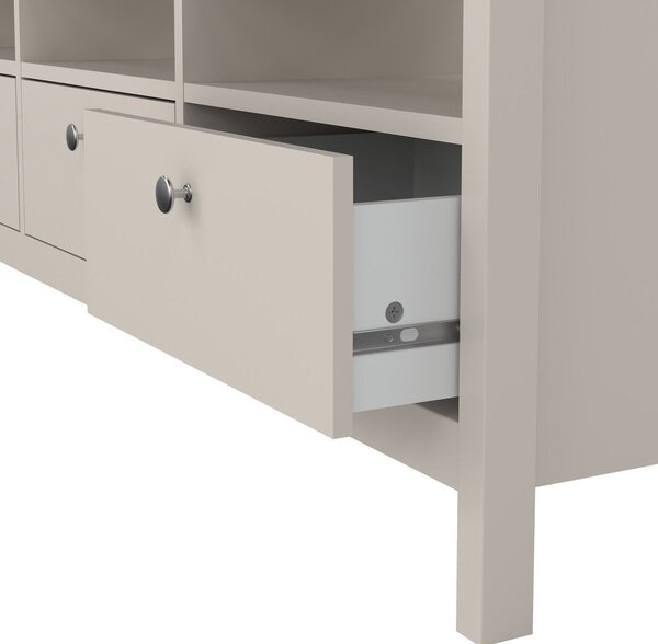 Sivo-bež TV komoda 151x54x38 cm Madrid – Tvilum