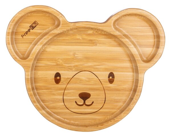 FREEON tanjur od bambusa koala smeđa brown 3