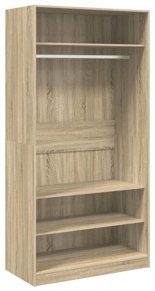Ormar boja hrasta sonome 100 x 50 x 200 cm konstruirano drvo - sonoma hrast 100 x 50 x 200 cm 1 1