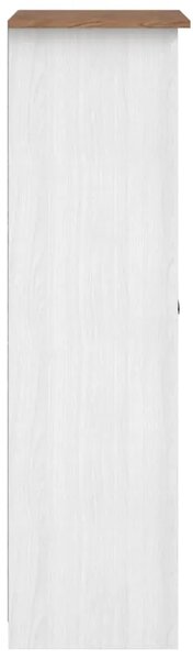 Ormar bijeli 80x50x171 5 cm masivna borovina asortiman Panama - Bijela 80 x 50 x 171.5 cm 1 1