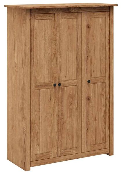 Ormar od borovine s 3 vrata 118x50x171 5 cm asortiman Panama - Smeđa 118 x 50 x 171.5 cm 1 1