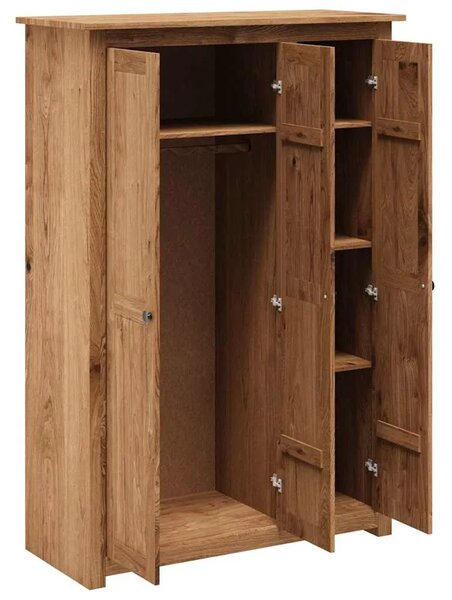 Ormar od borovine s 3 vrata 118x50x171 5 cm asortiman Panama - Smeđa 118 x 50 x 171.5 cm 1 1