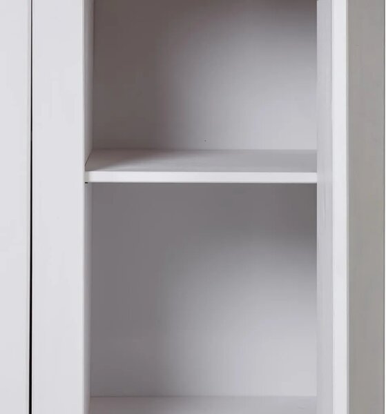 Ormar od borovine s 3 vrata bijeli 118 x 50 x 171 5 cm Panama - Bijela 118 x 50 x 171.5 cm 1 1