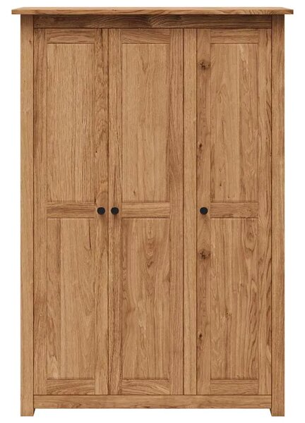 Ormar od borovine s 3 vrata 118x50x171 5 cm asortiman Panama - Smeđa 118 x 50 x 171.5 cm 1 1