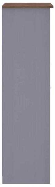 Ormar od masivne borovine sivi 80x50x171 5 cm asortiman Panama - Siva 80 x 50 x 171.5 cm 1 1