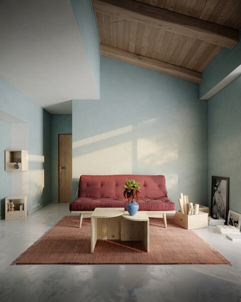 Kauč na rasklapanje Karup Design Folk Clear/Wheat Beige