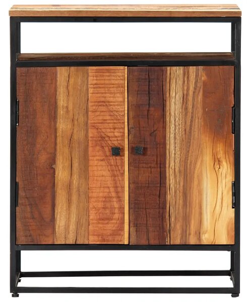 Bočni ormarić 60x35x76 cm od masivnog obnovljenog drva i čelika