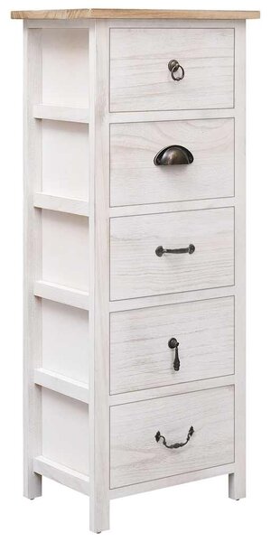 Bočni ormarić 35 x 25 x 87 cm od drva paulovnije - 35 x 25 x 87 cm 1 35 x 25 x 87 cm
