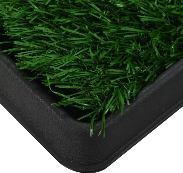 Toalet za ljubimce s pladnjem i travom zeleni 64 x 51 x 3 cm - 64 x 51 x 3 cm 1 64 x 51 x 3 cm