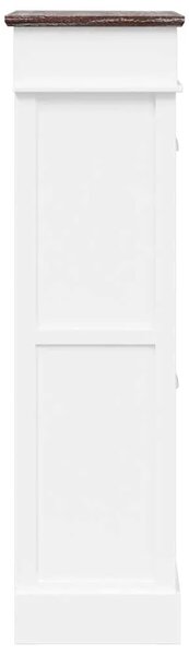 Ormarić za cipele smeđi 50 x 28 x 98 cm od drva paulovnije - Smeđa 1 1 1
