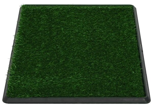 Toalet za ljubimce s pladnjem i travom zeleni 76 x 51 x 3 cm - 76 x 51 x 3 cm 1 76 x 51 x 3 cm