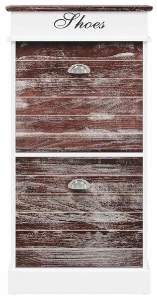 Ormarić za cipele smeđi 50 x 28 x 98 cm od drva paulovnije - Smeđa 1 1 1
