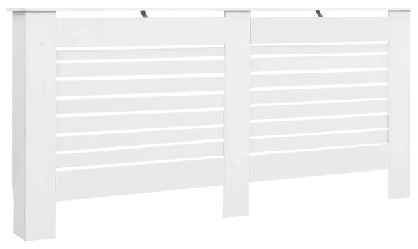 Maska za radijator - Pokrov za radijator bijeli 172 x 19 x 81 5 cm MDF - Bijela 172 x 19 x 81.5 cm 1 Bijela