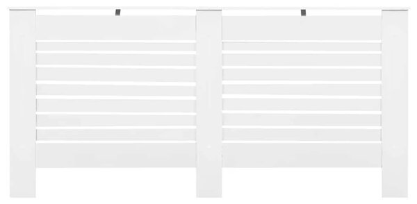Maska za radijator - Pokrov za radijator bijeli 172 x 19 x 81 5 cm MDF - Bijela 172 x 19 x 81.5 cm 1 Bijela