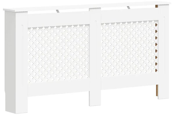Maska za radijator - Pokrov za radijator bijeli 152 x 19 x 81 5 cm MDF - Bijela 152 x 19 x 81.5 cm 1 Bijela