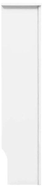 Maska za radijator - Pokrov za radijator bijeli 152 x 19 x 81 5 cm MDF - Bijela 152 x 19 x 81.5 cm 1 Bijela