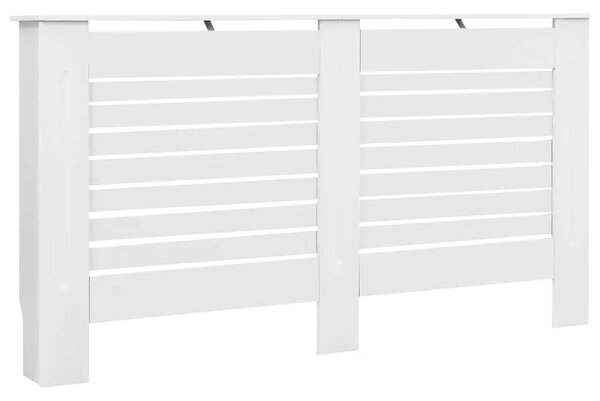 Maska za radijator - Pokrov za radijator bijeli 152 x 19 x 81 5 cm MDF - Bijela 152 x 19 x 81.5 cm 1 Bijela