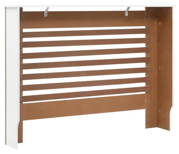 Maska za radijator - Pokrov za radijator bijeli 112 x 19 x 81 5 cm MDF - Bijela 112 x 19 x 81.5 cm 1 Bijela