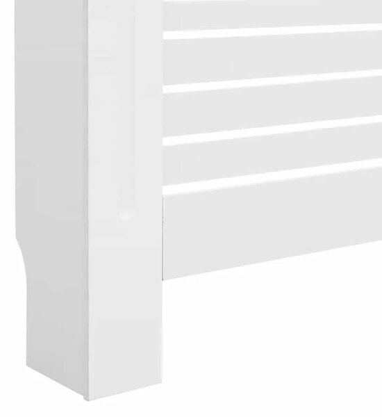 Maska za radijator - Pokrov za radijator bijeli 172 x 19 x 81 5 cm MDF - Bijela 172 x 19 x 81.5 cm 1 Bijela