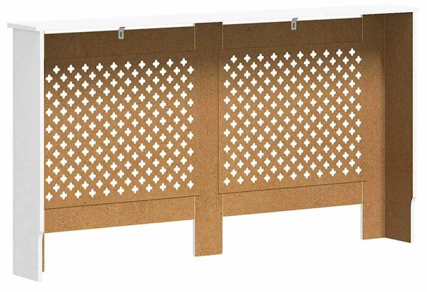 Maska za radijator - Pokrov za radijator bijeli 152 x 19 x 81 5 cm MDF - Bijela 152 x 19 x 81.5 cm 1 Bijela