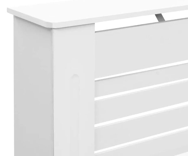 Maska za radijator - Pokrov za radijator bijeli 172 x 19 x 81 5 cm MDF - Bijela 172 x 19 x 81.5 cm 1 Bijela