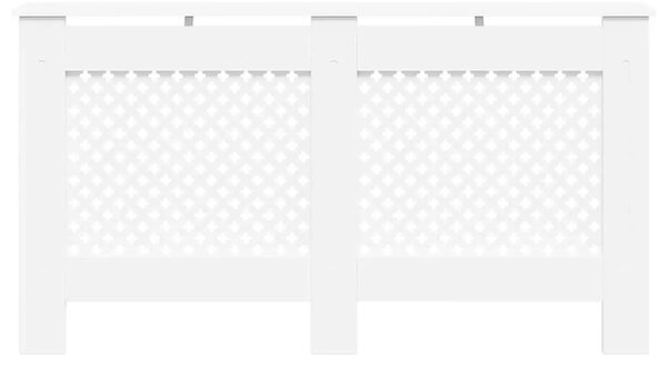 Maska za radijator - Pokrov za radijator bijeli 152 x 19 x 81 5 cm MDF - Bijela 152 x 19 x 81.5 cm 1 Bijela