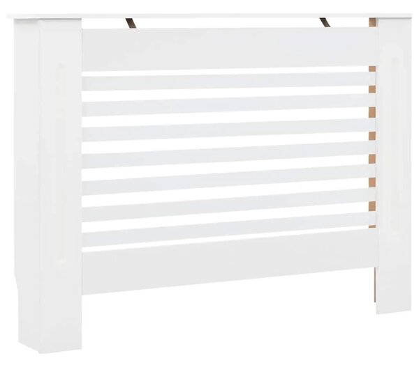 Maska za radijator - Pokrov za radijator bijeli 112 x 19 x 81 5 cm MDF - Bijela 112 x 19 x 81.5 cm 1 Bijela