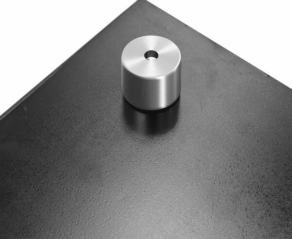 Kuhinjska zaštita od prskanja crna 100 x 40 cm kaljeno staklo - Crna 100 x 40 x 0.6 cm 1 Crna