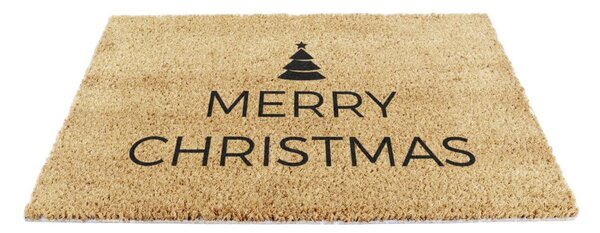 Otirač s božićnim motivom od kokosovih vlakana 40x60 cm Merry Christmas – Artsy Doormats