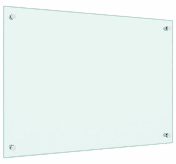 Kuhinjska zaštita od prskanja mliječna 70 x 50 cm kaljeno staklo - Mliječna 70 x 50 x 0.6 cm 1 Mliječna