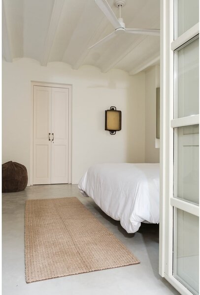 Periva/ručno rađena vunena staza u prirodnoj boji 80x230 cm Unexpected Wool – Lorena Canals