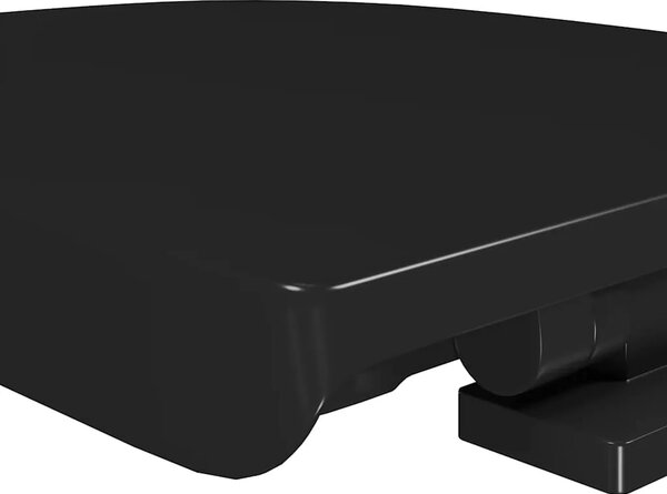 Daska za wc - Toaletna daska s mekim zatvaranjem i brzim otpuštanjem crna - Crna 45 x 35 cm 1 Crna