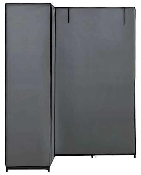Kutni ormar sivi 130 x 87 x 169 cm - Siva 1 1 Siva