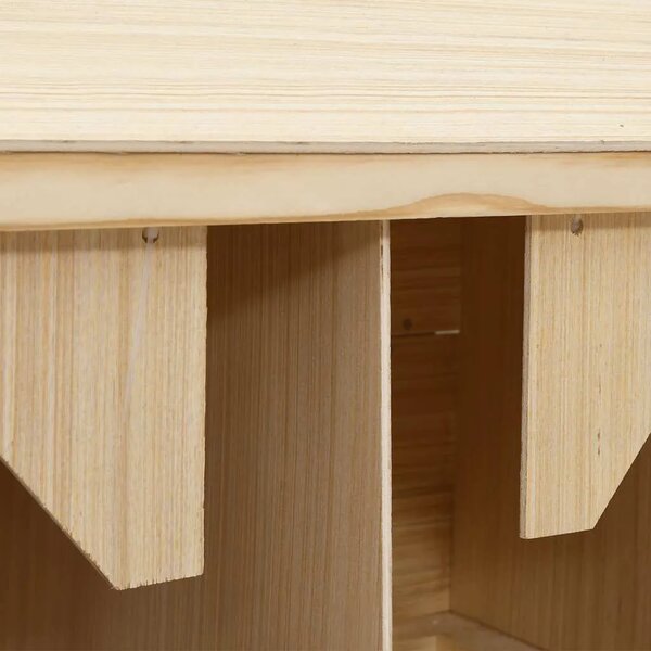 Gnijezdo za nesilice s 4 odjeljka 106x40x59 cm masivna borovina - 106 x 40 x 59 cm 106 x 40 x 59 cm