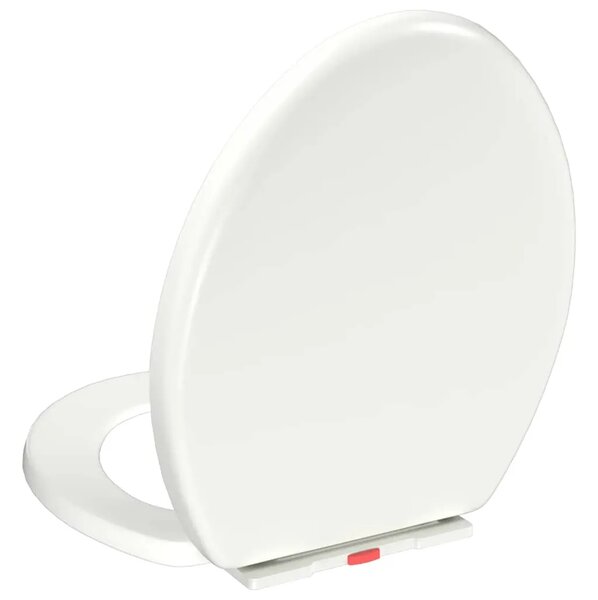 Daska za wc - Toaletna daska s mekim zatvaranjem i brzim otpuštanjem bijela - Bijela 45.5 x 37.5 cm 1 Bijela