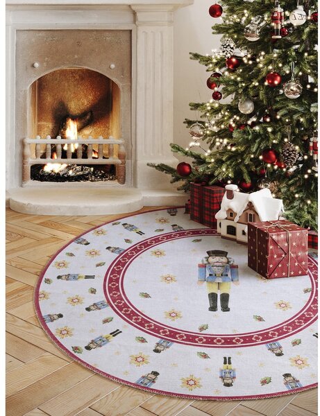 Crveni okrugao tepih s božićnim motivom ø 160 cm Toy's Delight Nutcracker – Villeroy&Boch