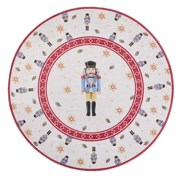 Crveni okrugao tepih s božićnim motivom ø 160 cm Toy's Delight Nutcracker – Villeroy&Boch