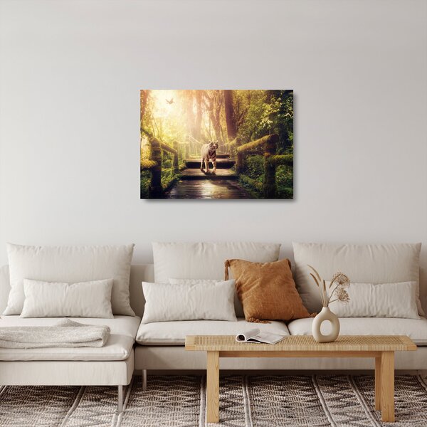Staklena slika tigra (70x50 cm)
