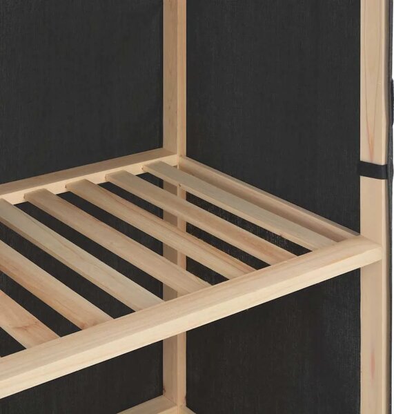 Ormar od tkanine sivi 200 x 40 x 170 cm - Siva 1 1 Siva